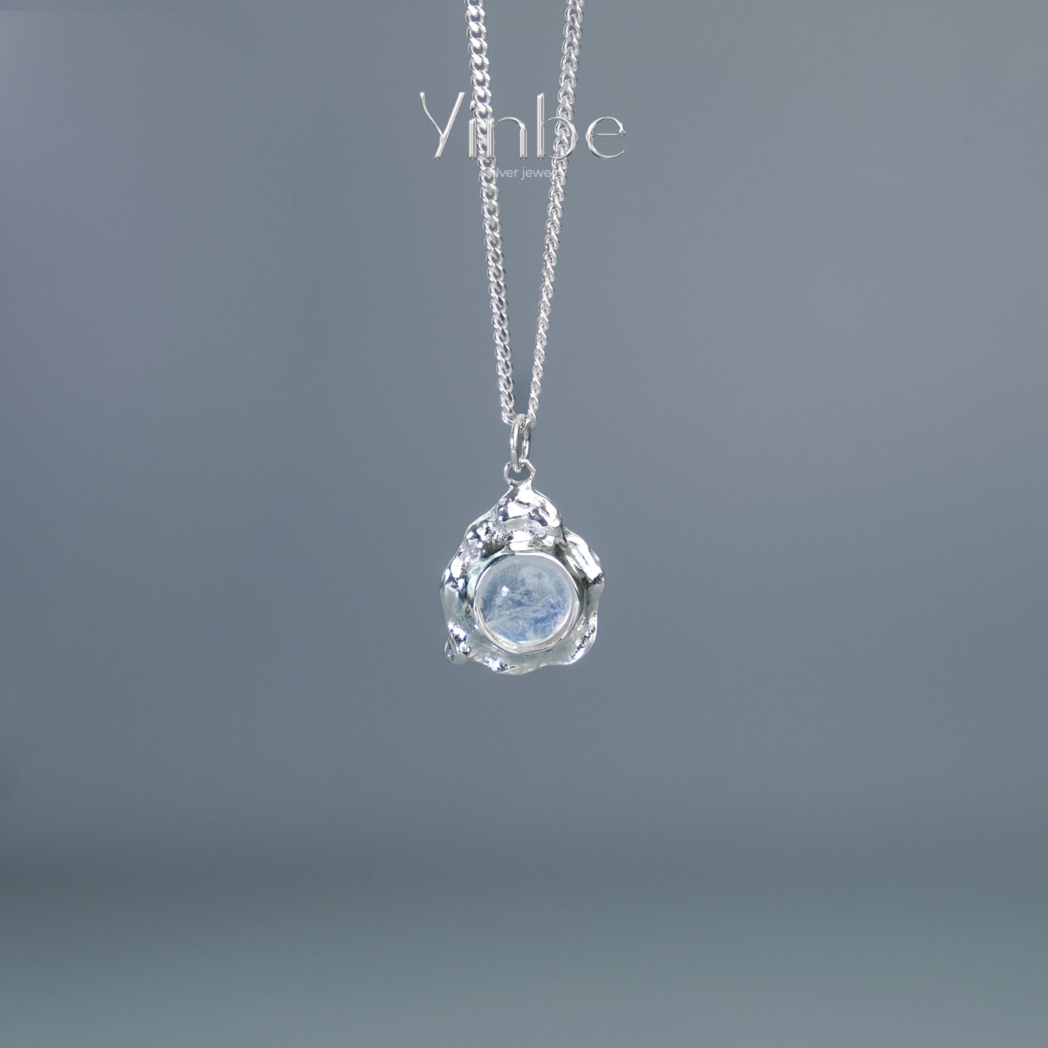  Dây Chuyền Bạc 925 Mặt Moonbeam Yinbe Silver 