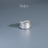  Nhẫn Bạc Glacier Yinbe Silver, Nhẫn Bạc Cá Tính 