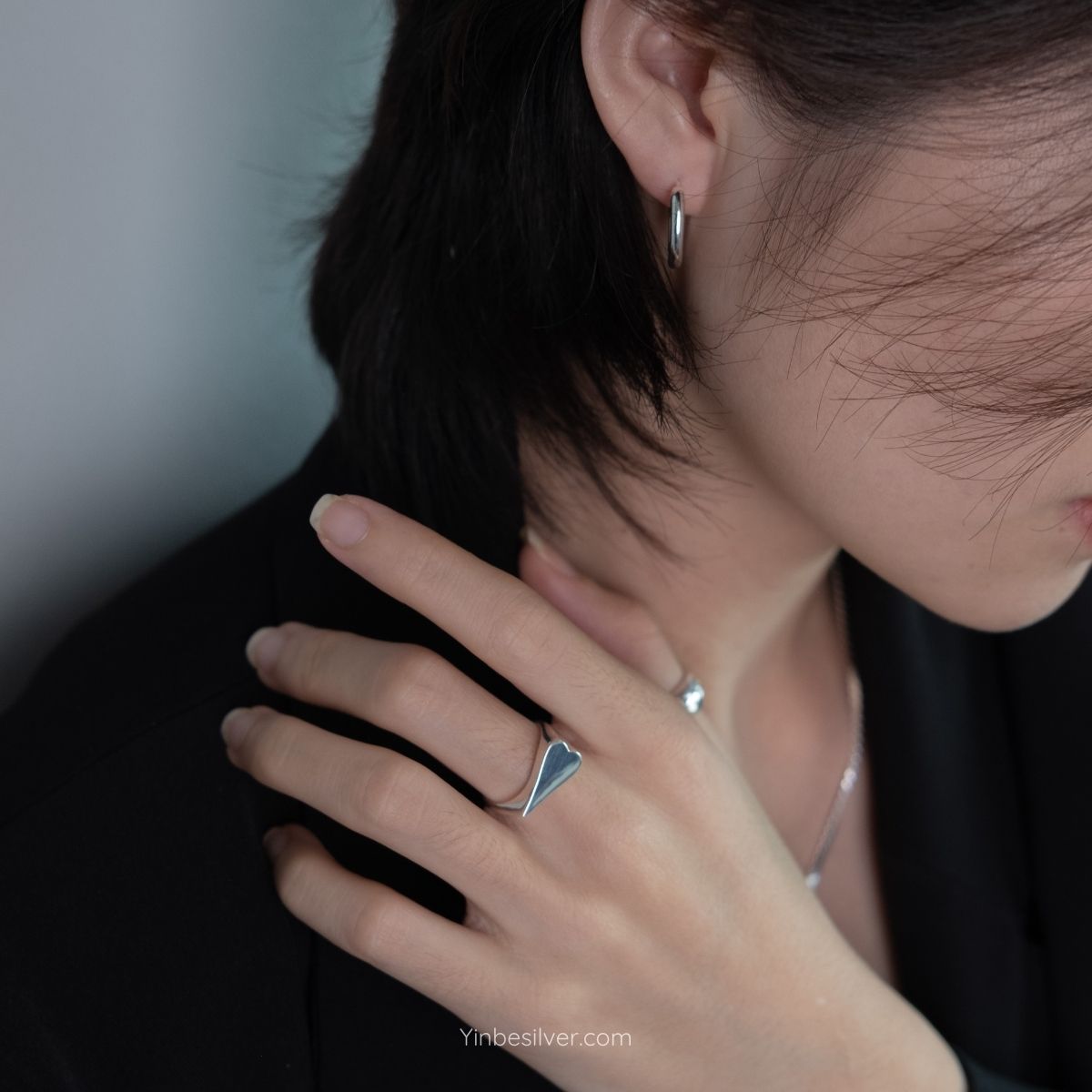  Khuyên Bạc S925 Caris Yinbe Silver 