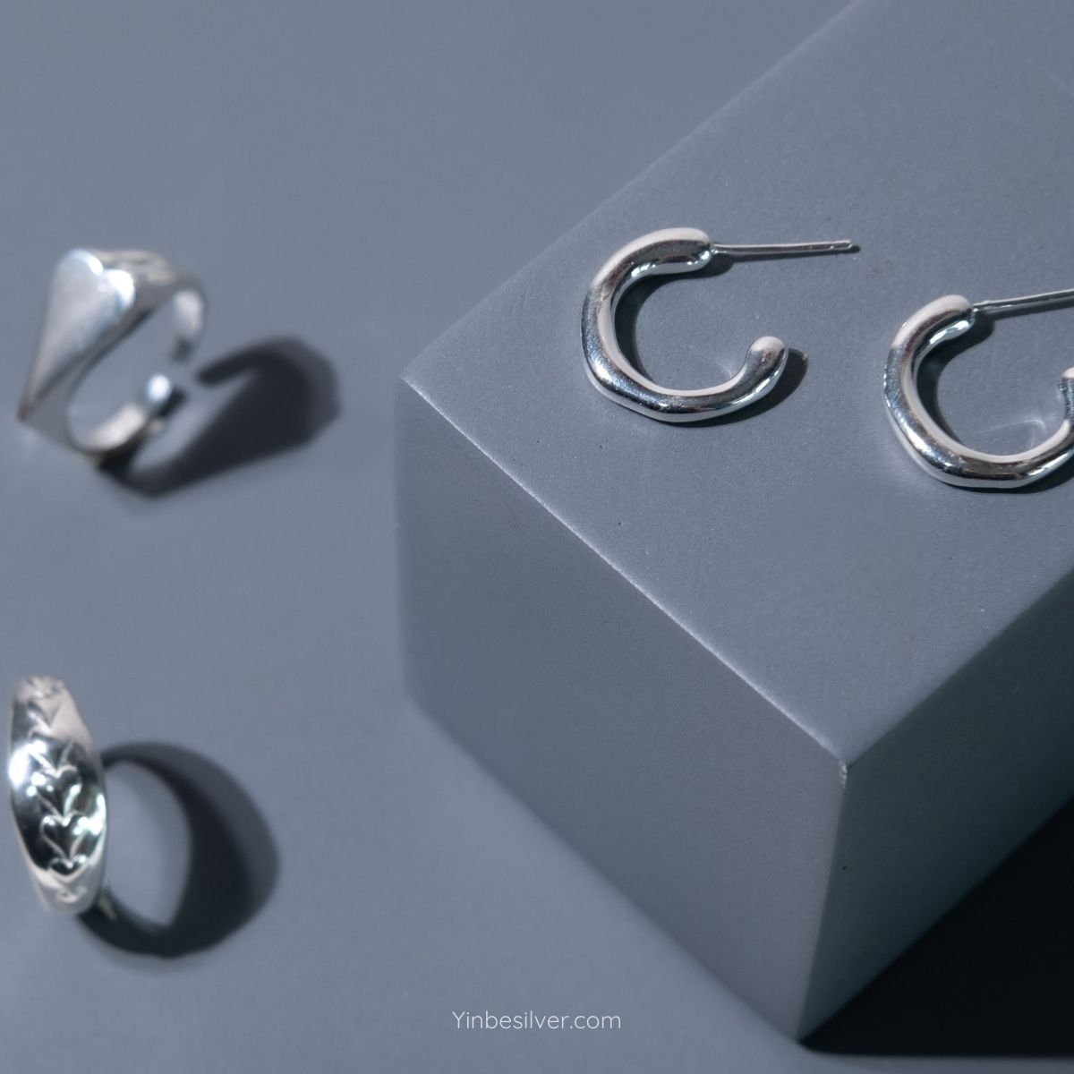  Khuyên Bạc S925 Caris Yinbe Silver 