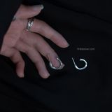  Khuyên Bạc S925 Caris Yinbe Silver 