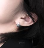  Khuyên Tai Bạc 950 Đèn Lồng Yinbe Silver 