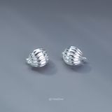  Khuyên Tai Bạc 950 Đèn Lồng Yinbe Silver 