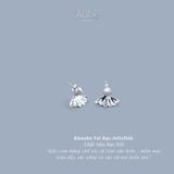  Khuyên Tai Bạc Nữ Jellyfish Yinbe Silver JYE03 