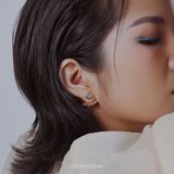  Khuyên Tai Bạc Nữ Jellyfish Yinbe Silver JYE03 