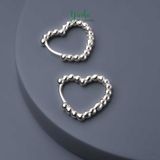  Khuyên Tai Bạc S925 Round Pearl Yinbe Silver 