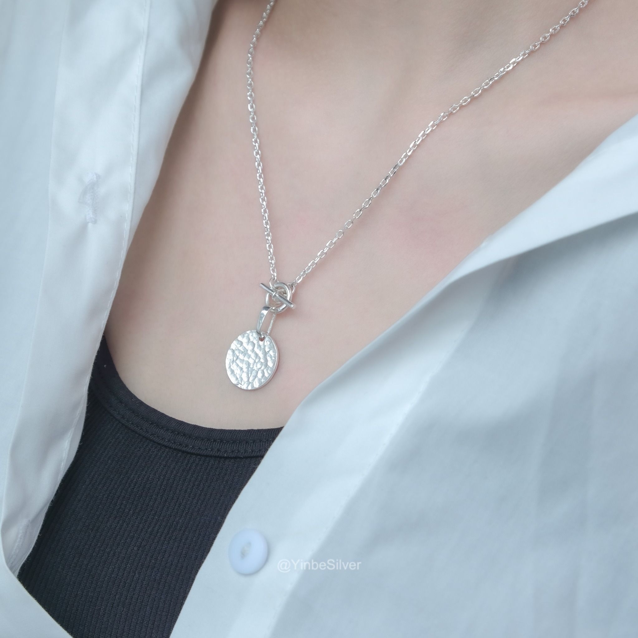  Mặt Dây Chuyền Bạc 950 Nguyệt Ảnh Yinbe Silver 