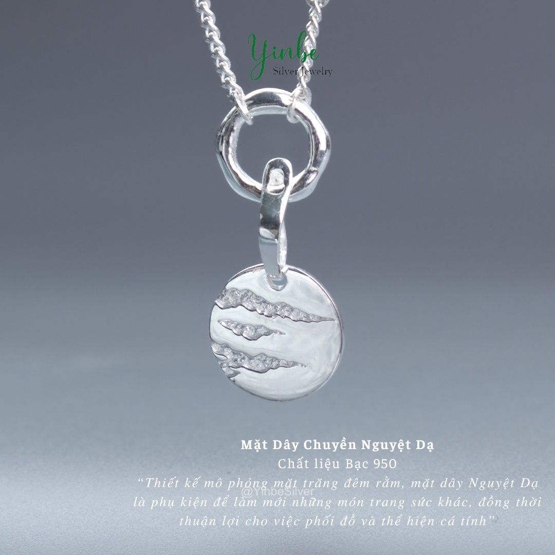  Mặt Dây Chuyền Bạc 950 Nguyệt Dạ Yinbe Silver 
