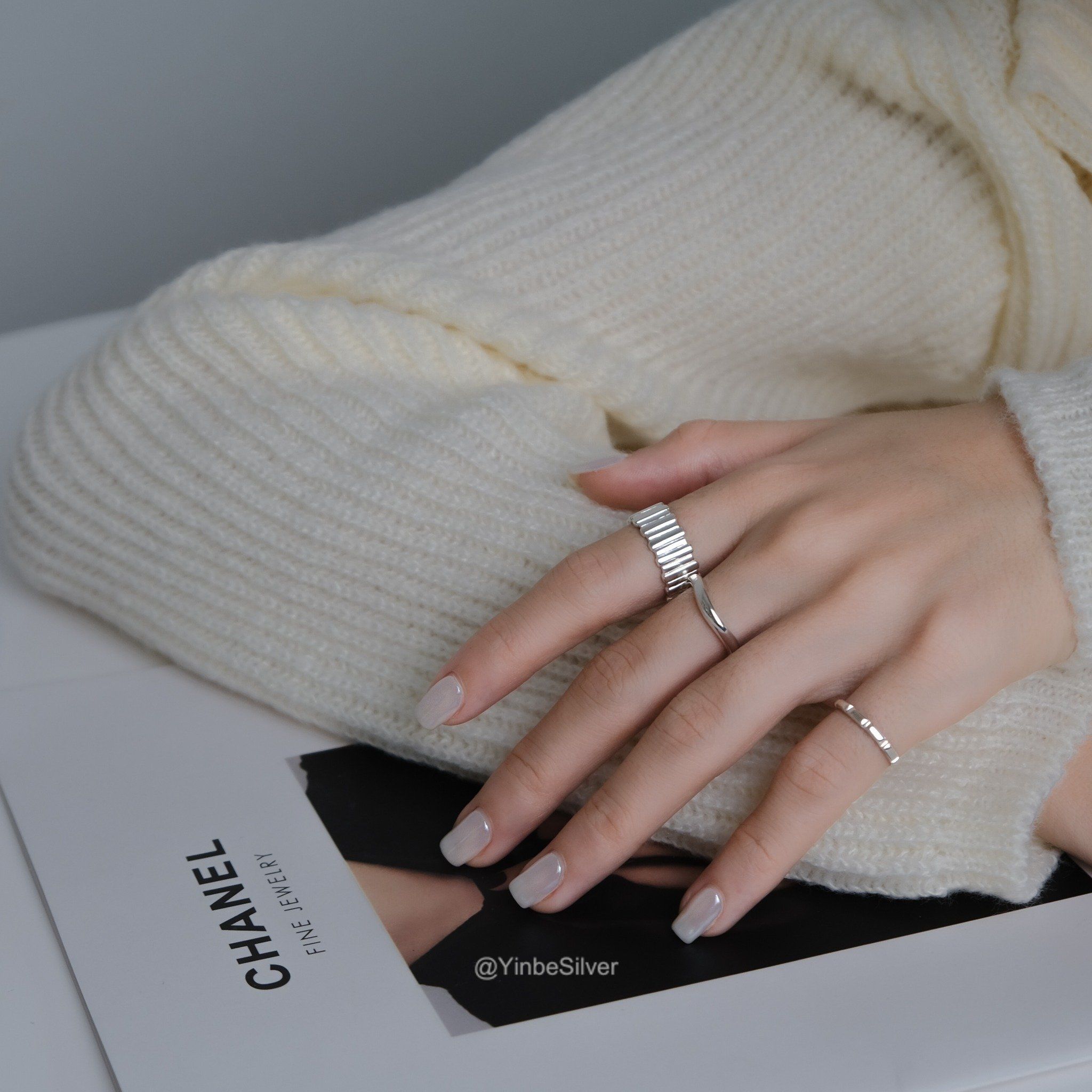  Nhẫn Bạc 925 Ciara Yinbe Silver 