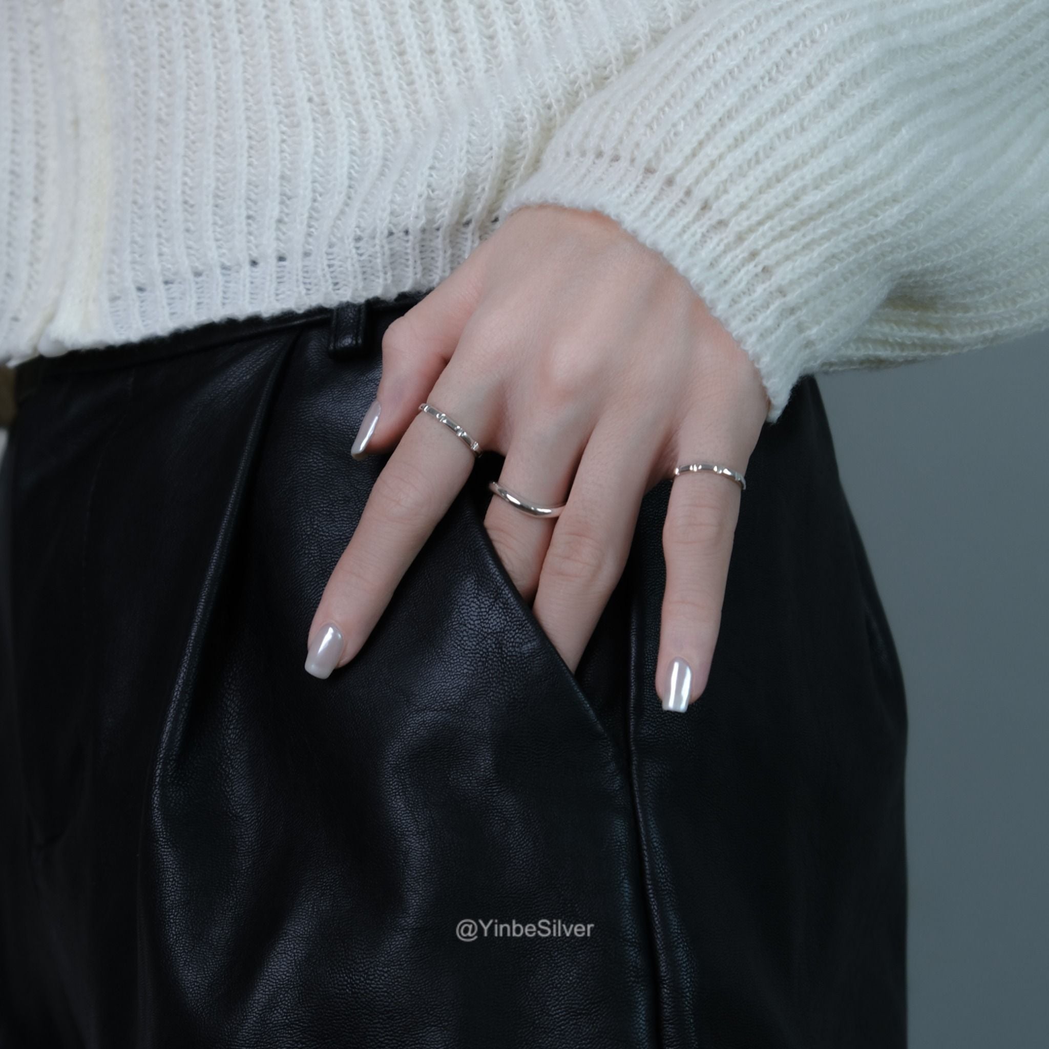  Nhẫn Bạc 925 Julie Yinbe Silver 