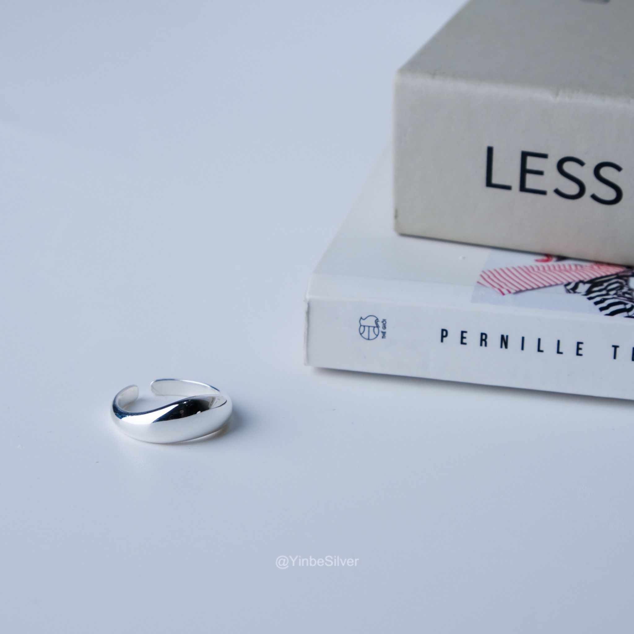  Nhẫn Bạc 925 Pebble Yinbe Silver 