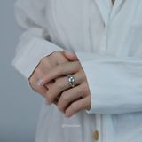  Nhẫn Bạc 925 Pebble Yinbe Silver 