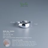  Nhẫn Bạc 925 Pebble Yinbe Silver 