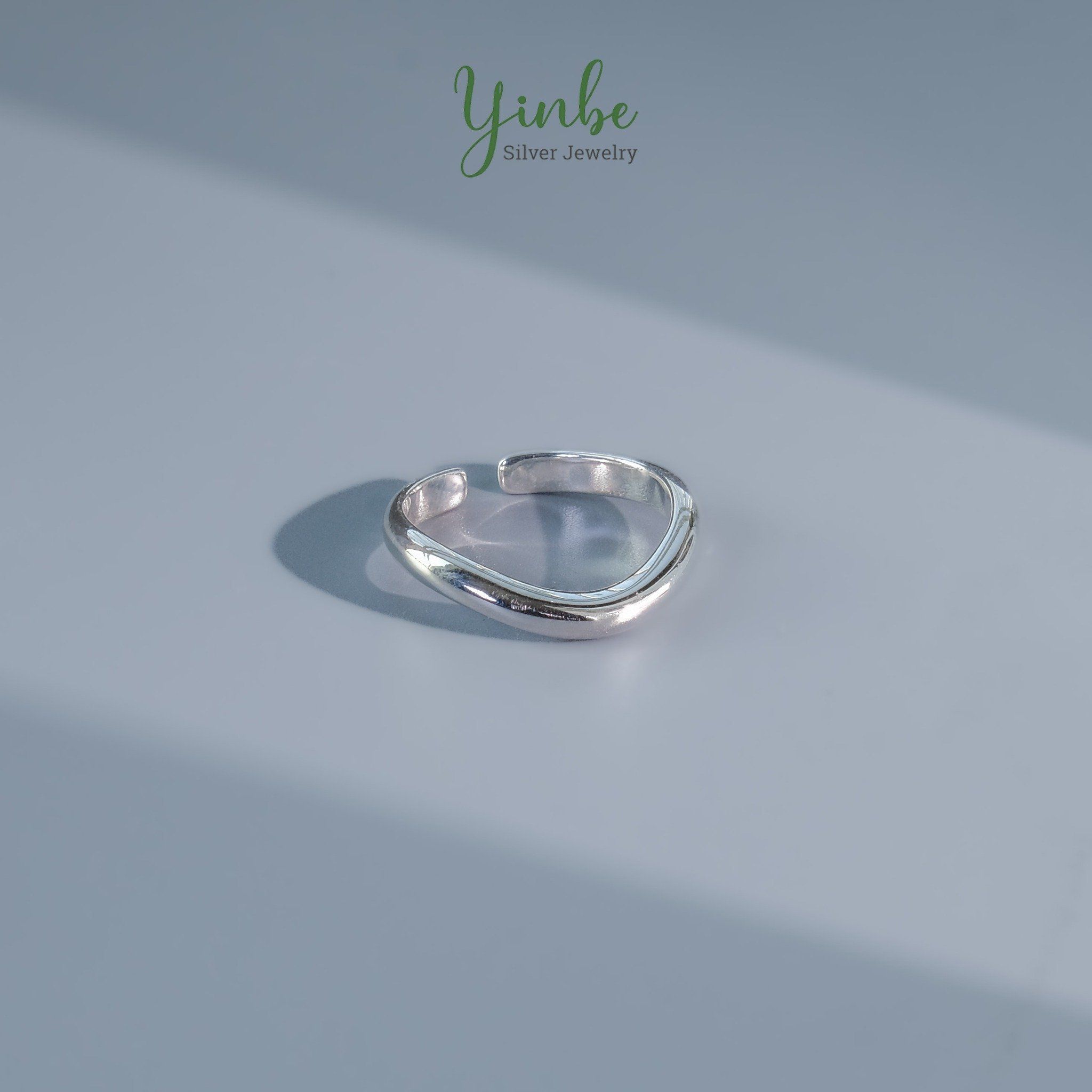  Nhẫn Bạc 925 Wave Yinbe Silver 