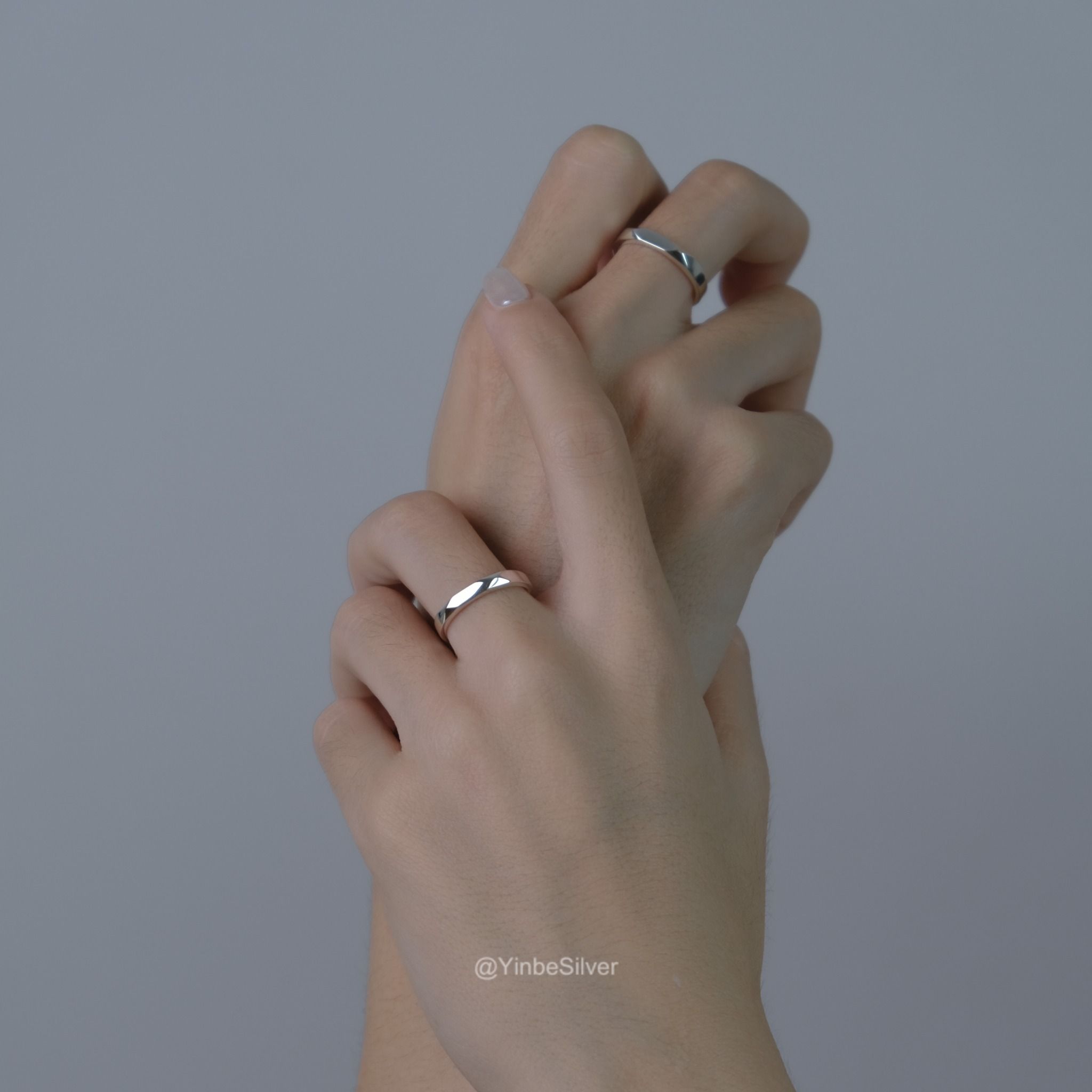  Nhẫn Bạc Đôi Bonnie Yinbe Silver 