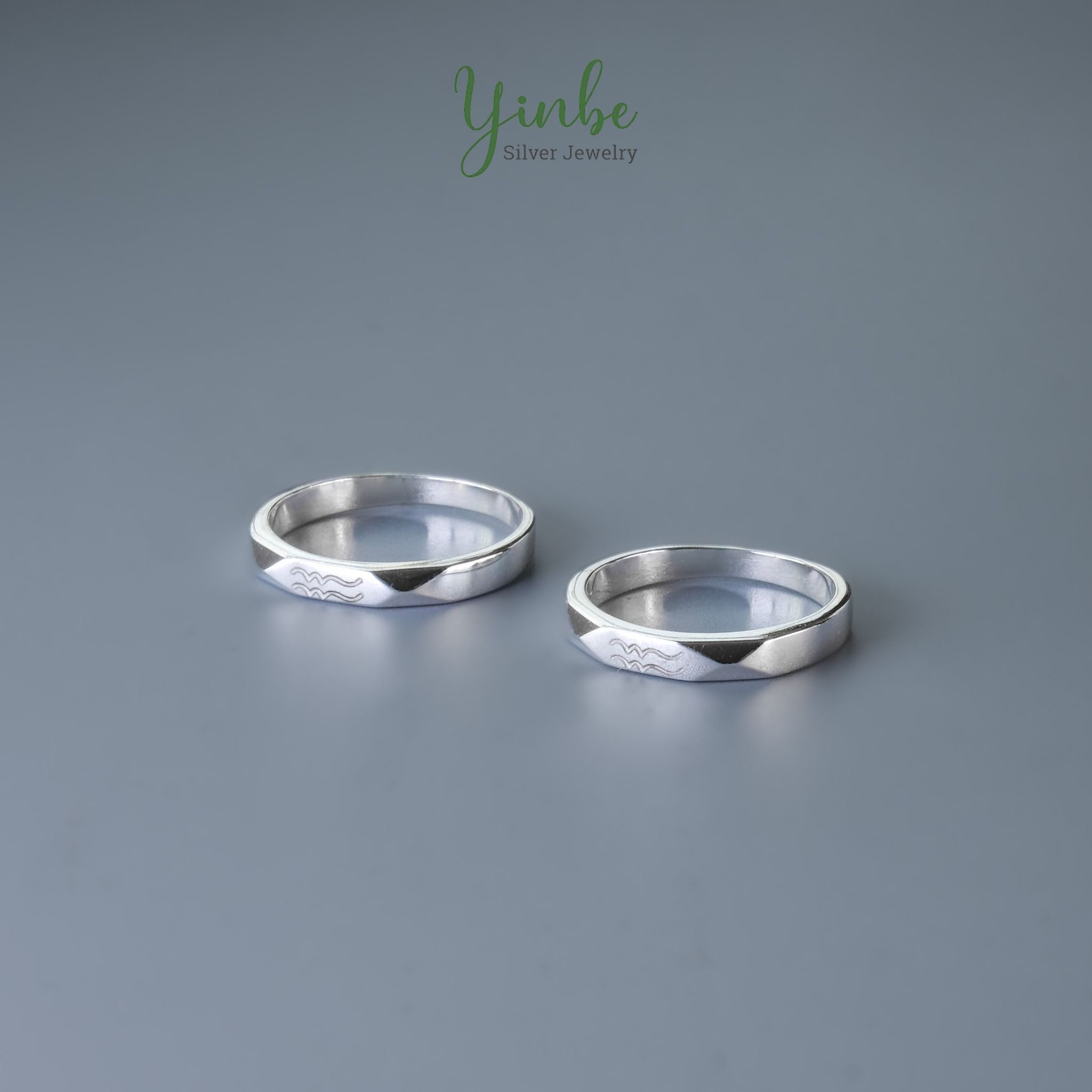  Nhẫn Bạc Đôi Bonnie Yinbe Silver 