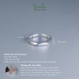  Nhẫn Bạc Đôi Bonnie Yinbe Silver 