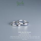  Nhẫn Bạc Đôi Bonnie Yinbe Silver 
