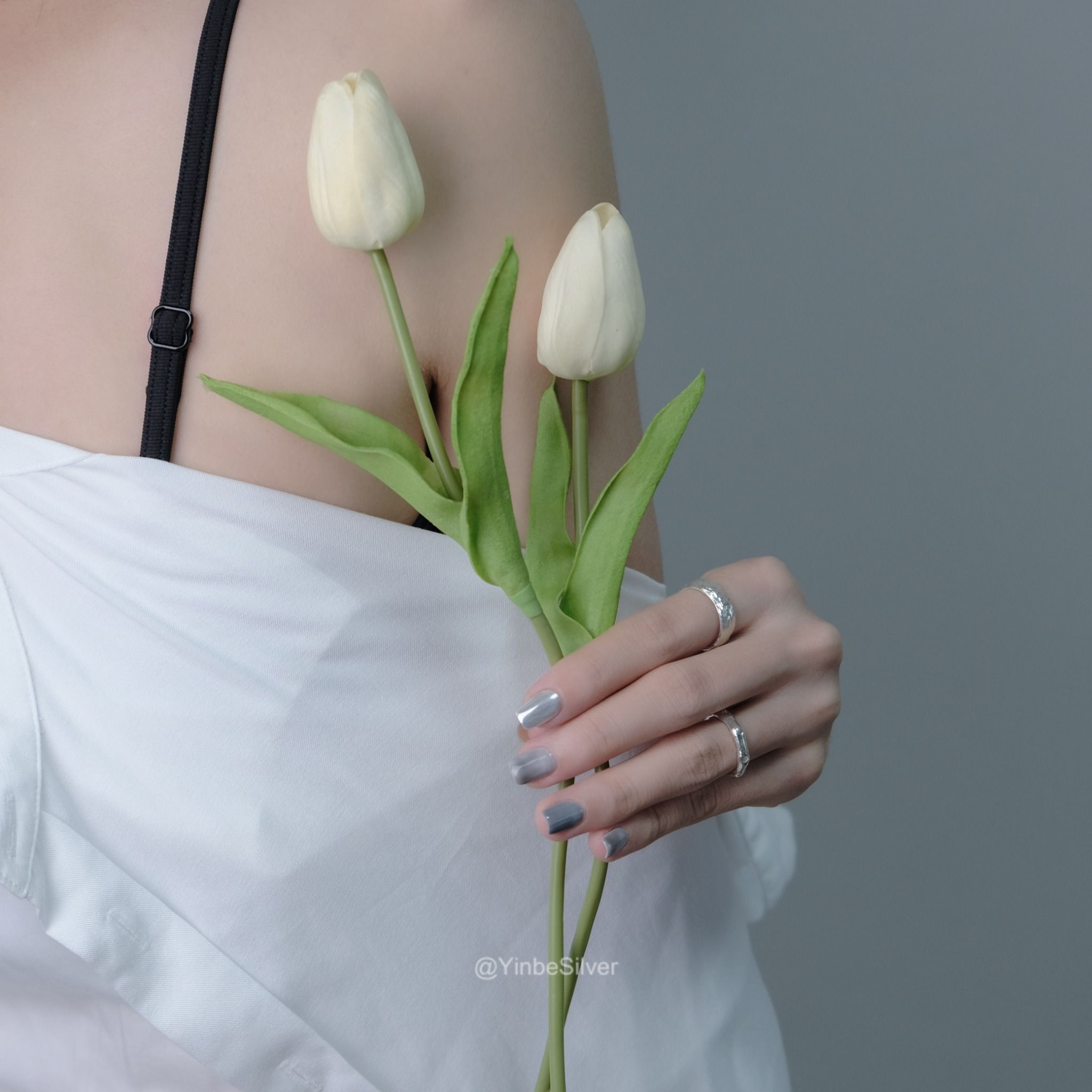  Nhẫn Bạc Đôi Eternity Yinbe Silver 