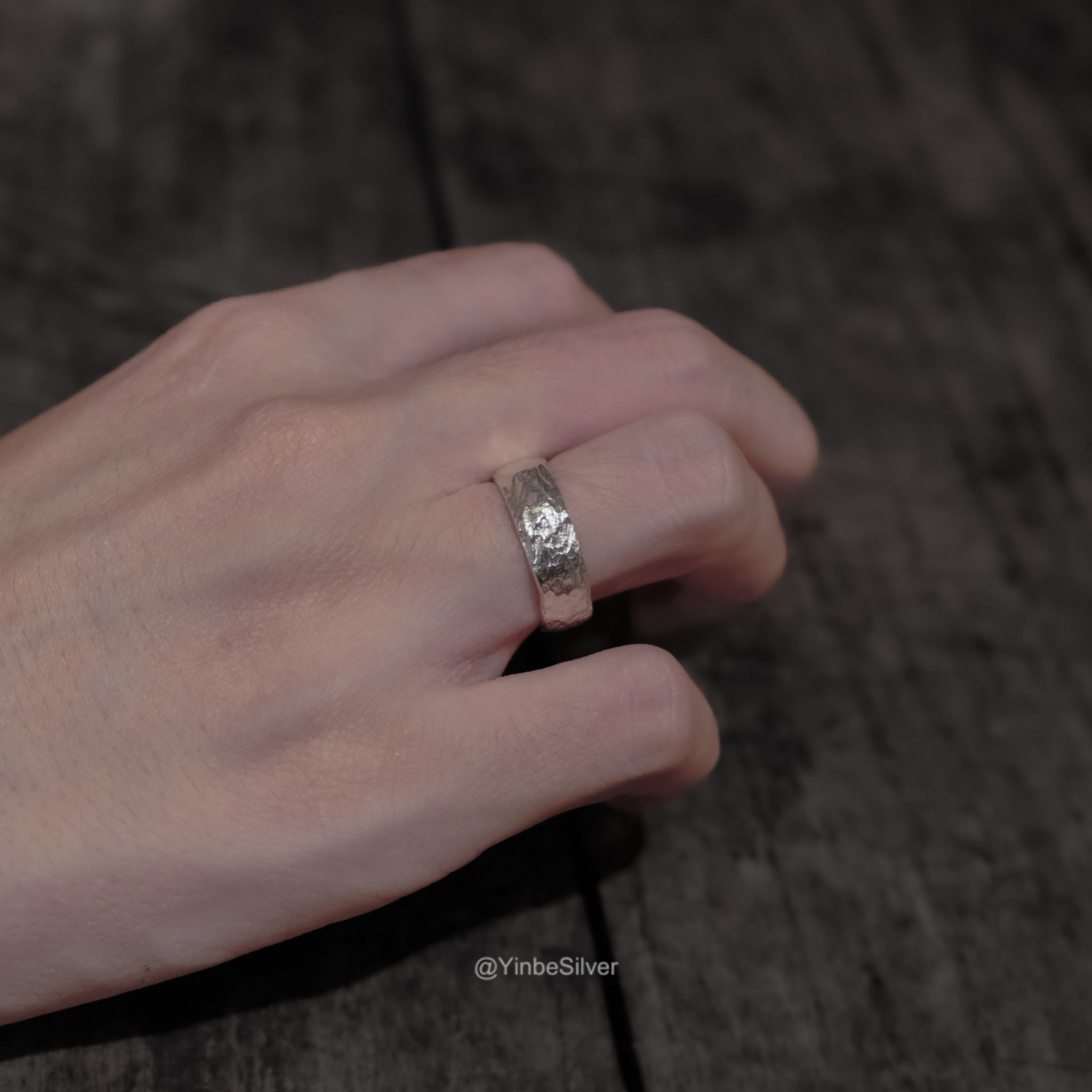  Nhẫn Bạc Nam Eternity Yinbe Silver 