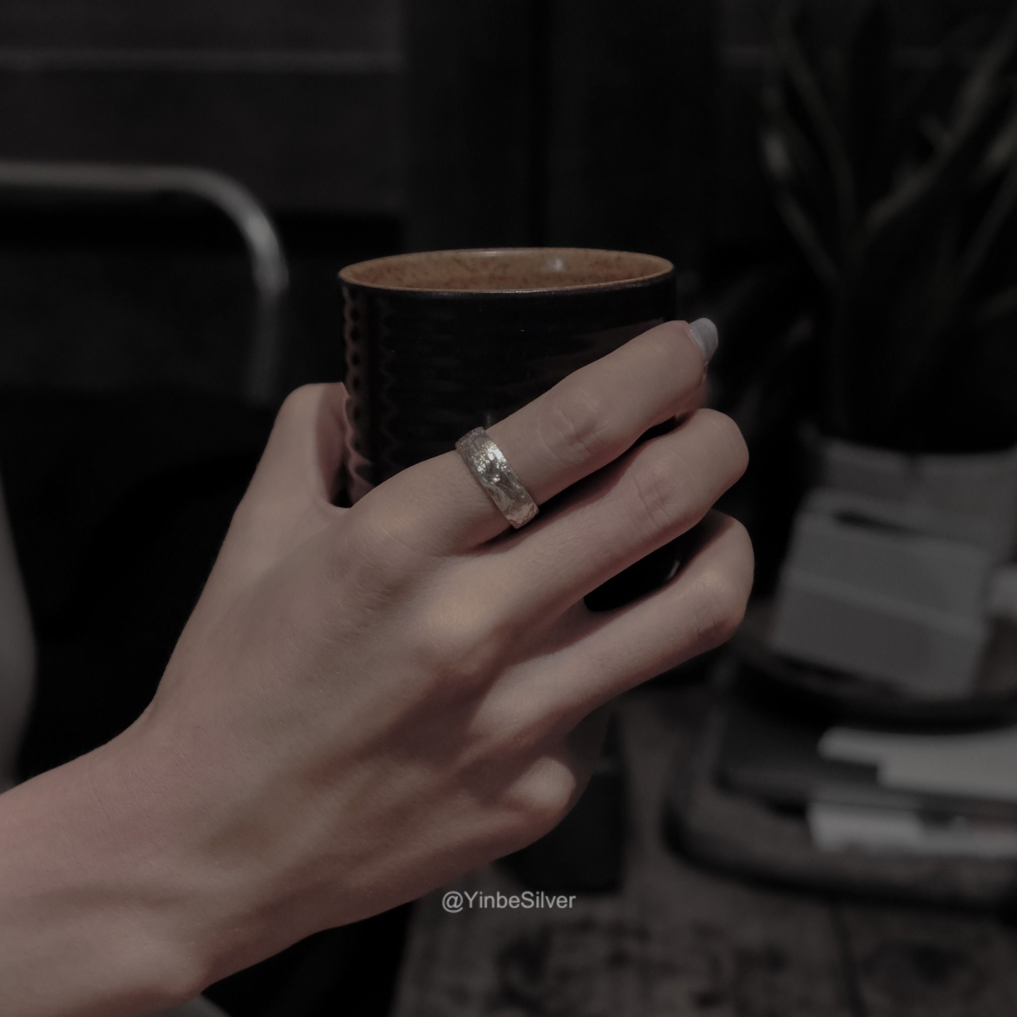  Nhẫn Bạc Nam Eternity Yinbe Silver 