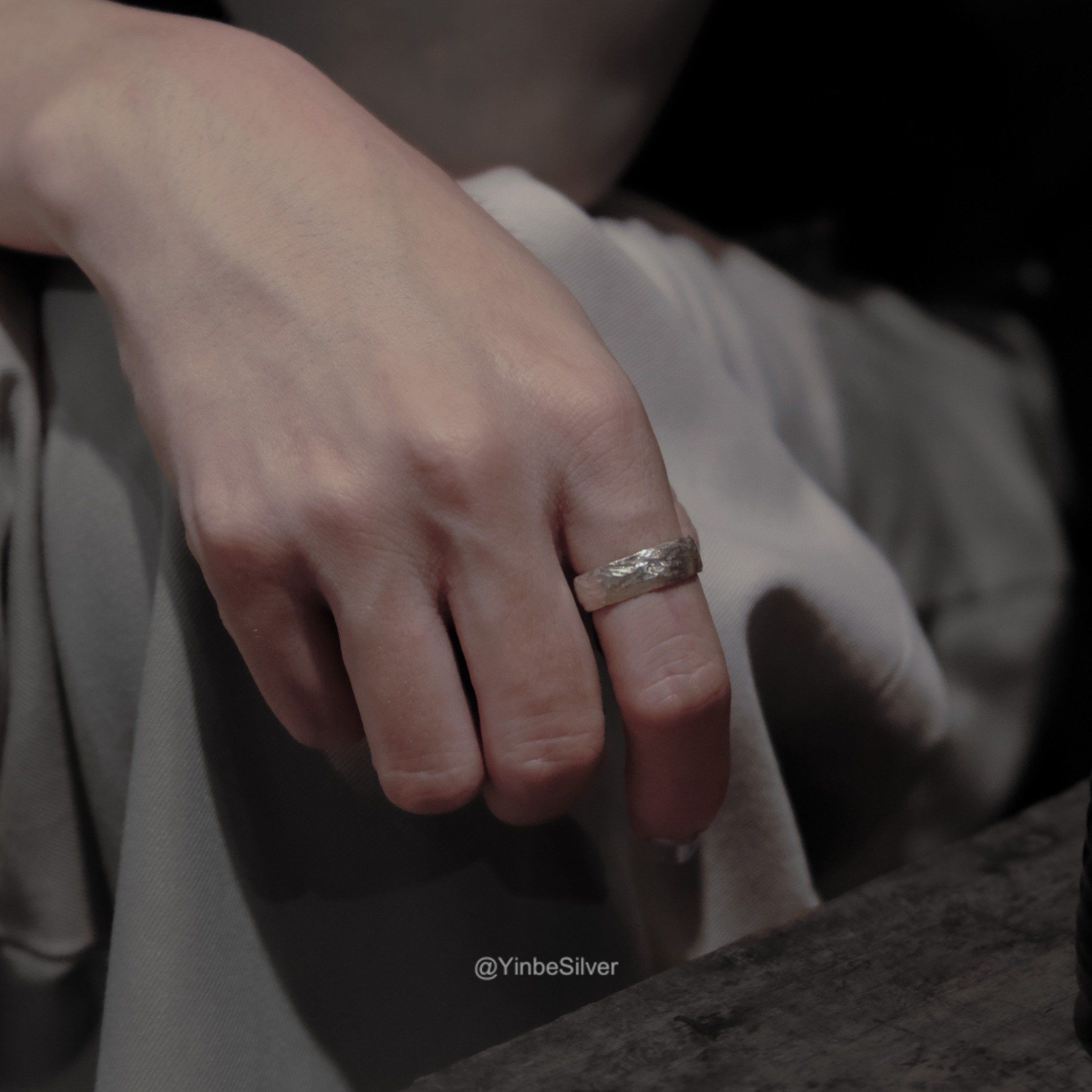  Nhẫn Bạc Nam Eternity Yinbe Silver 