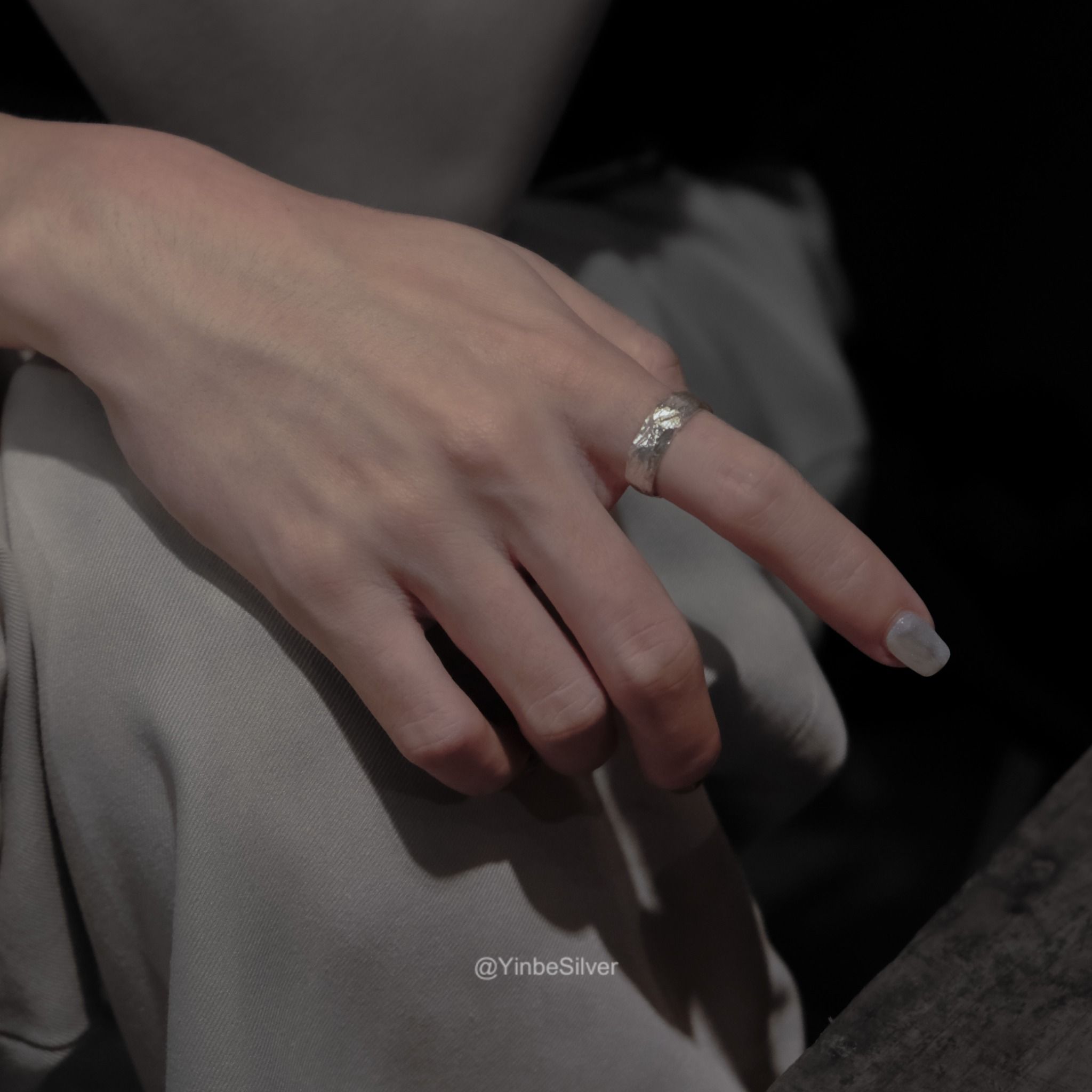  Nhẫn Bạc Nam Eternity Yinbe Silver 