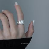  Nhẫn Bạc Glacier Yinbe Silver, Nhẫn Bạc Cá Tính 