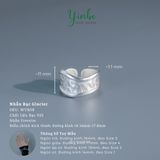  Nhẫn Bạc Glacier Yinbe Silver, Nhẫn Bạc Cá Tính 