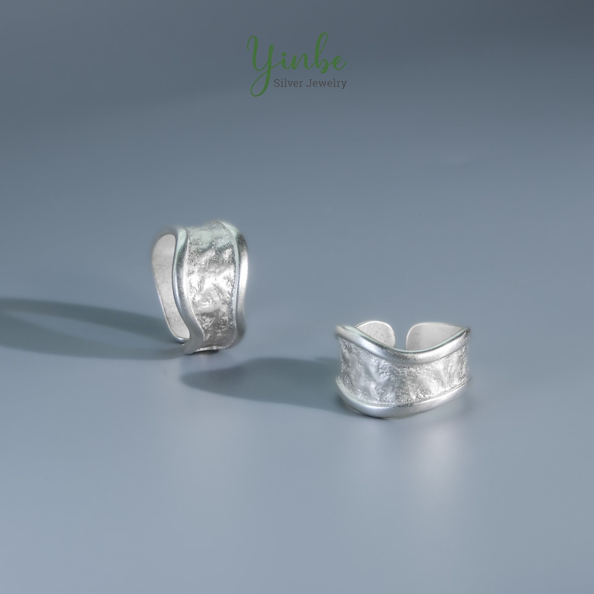  Nhẫn Bạc Glacier Yinbe Silver, Nhẫn Bạc Cá Tính 
