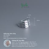  Nhẫn Nữ Bạc 950 Đèn Lồng Yinbe Silver 