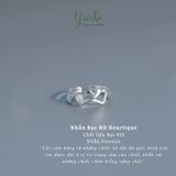  Nhẫn Bạc Nữ Heartique Yinbe Silver 