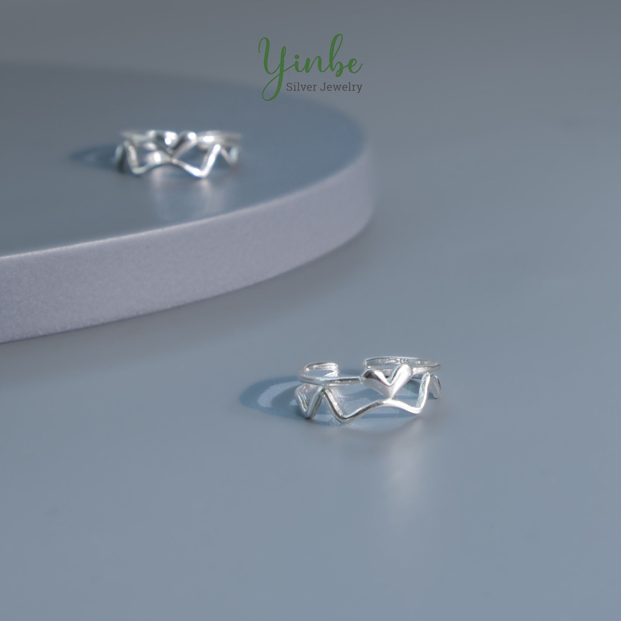  Nhẫn Bạc Nữ Heartique Yinbe Silver 
