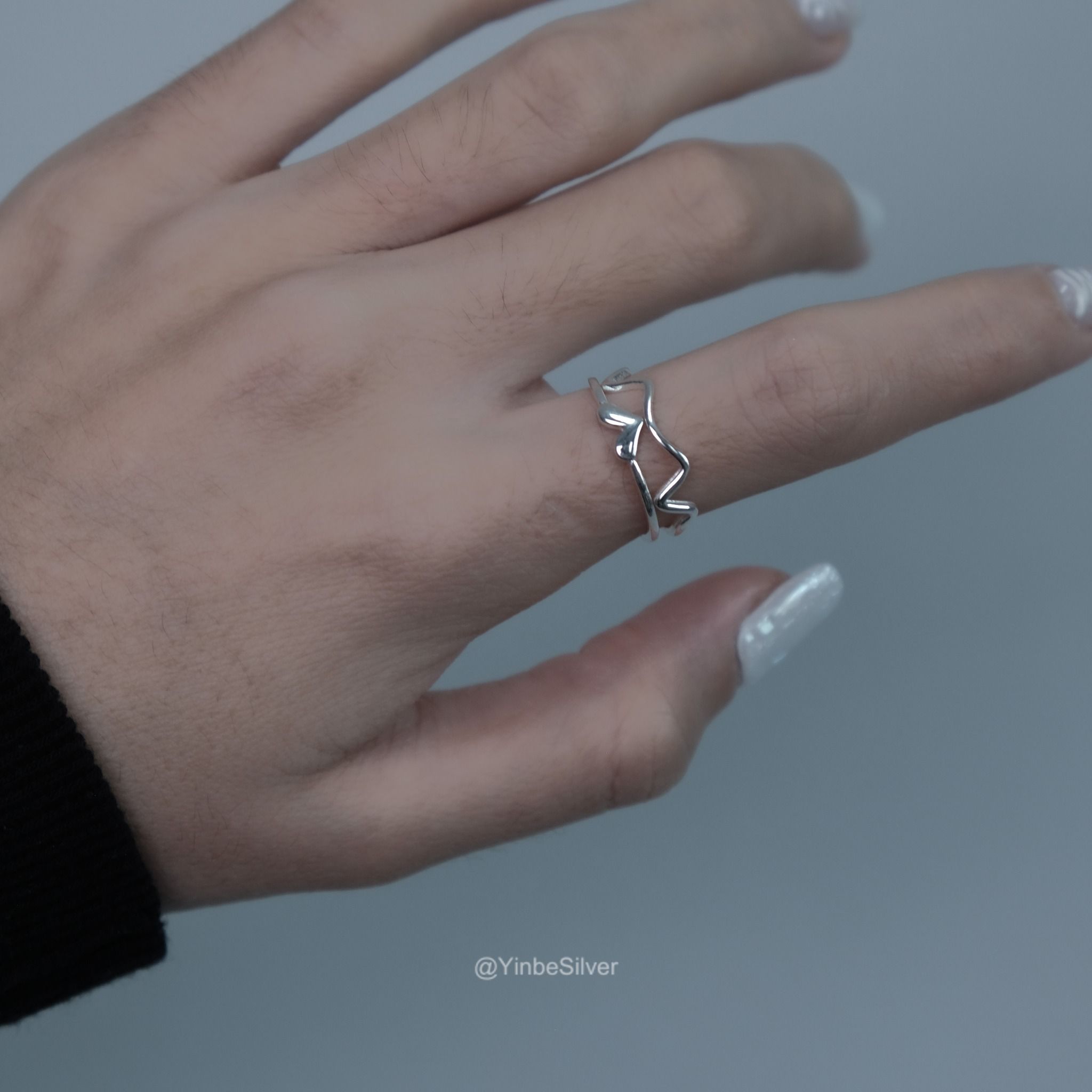  Nhẫn Bạc Nữ Heartique Yinbe Silver 