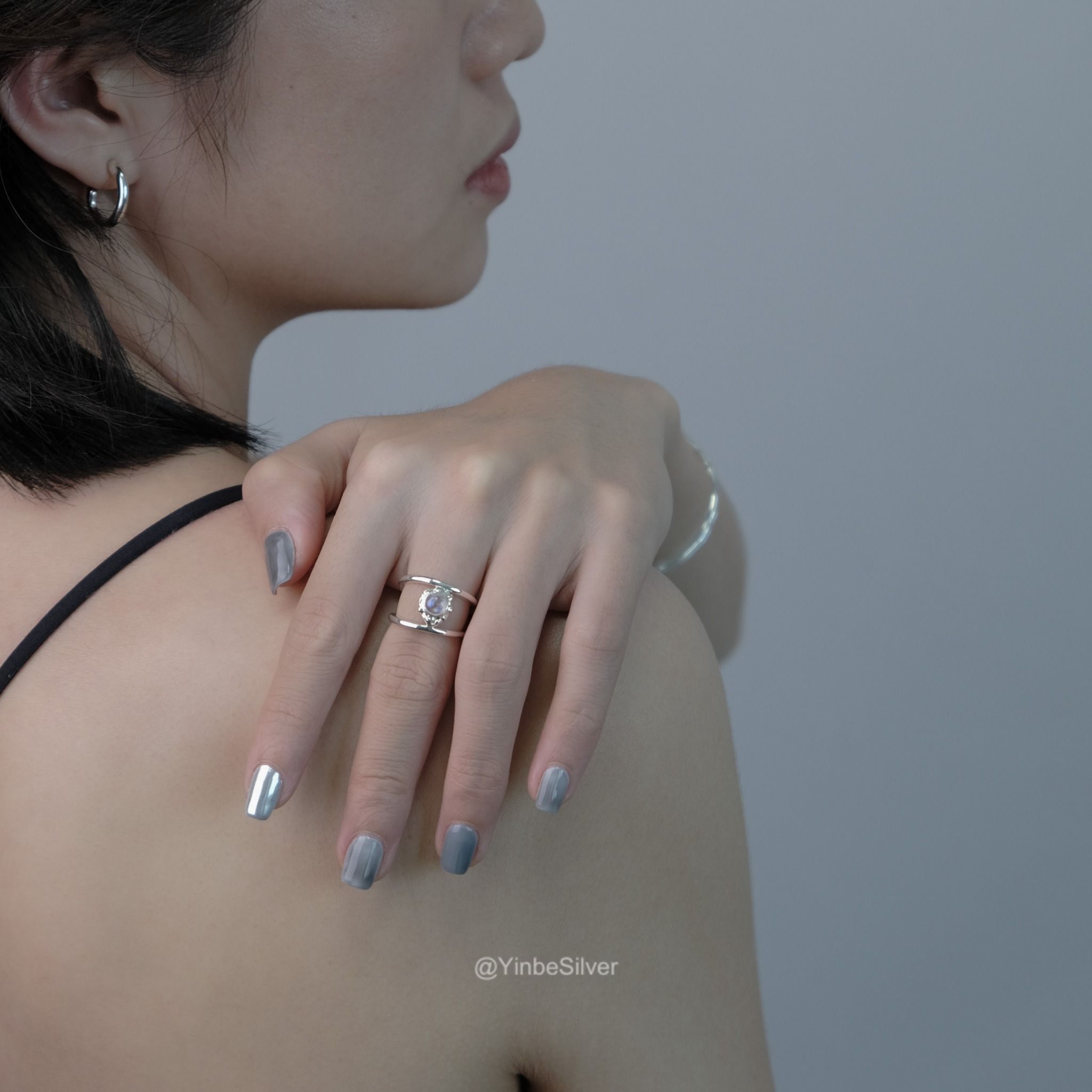  Nhẫn Bạc Nữ Serenity Yinbe Silver 