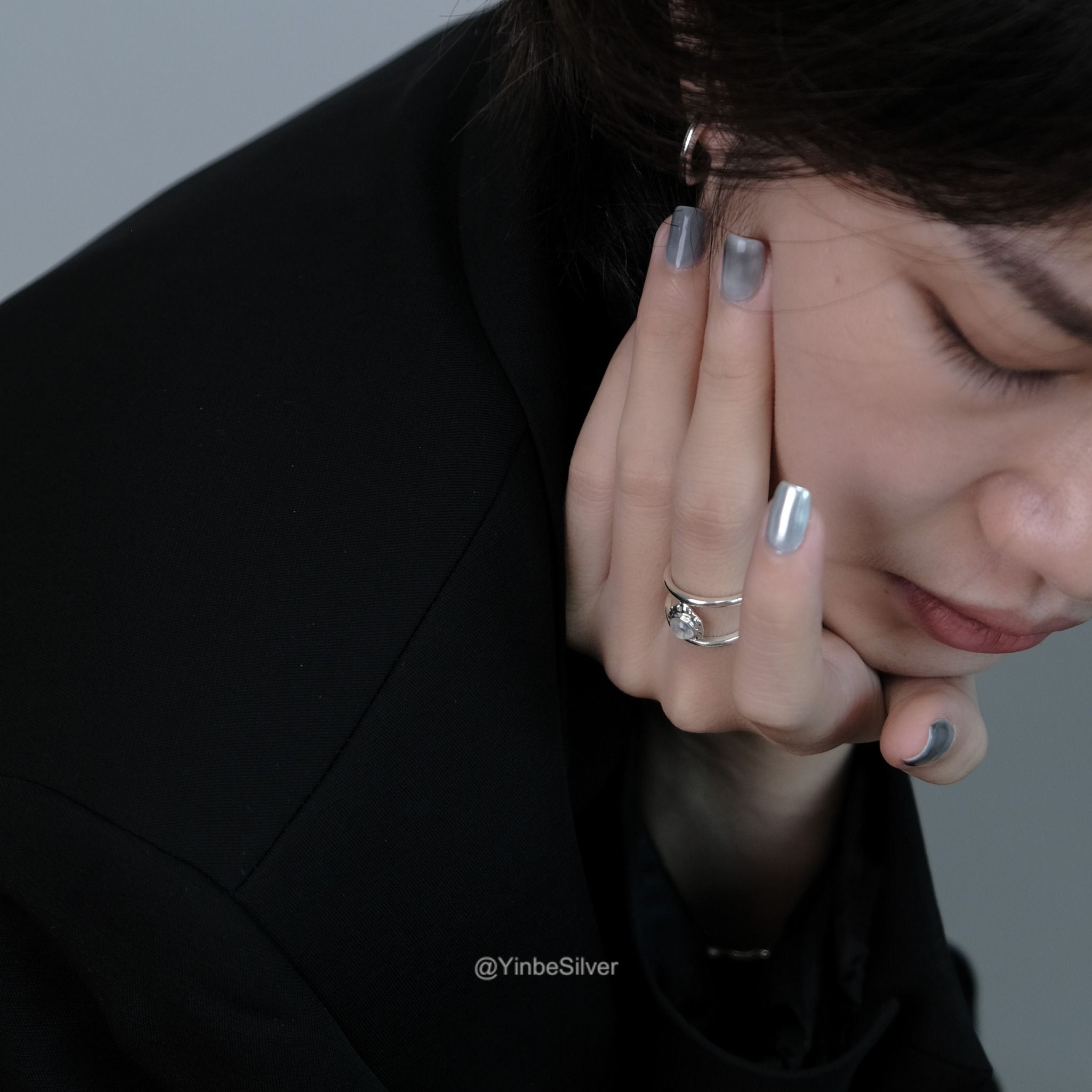 Nhẫn Bạc Nữ Serenity Yinbe Silver 
