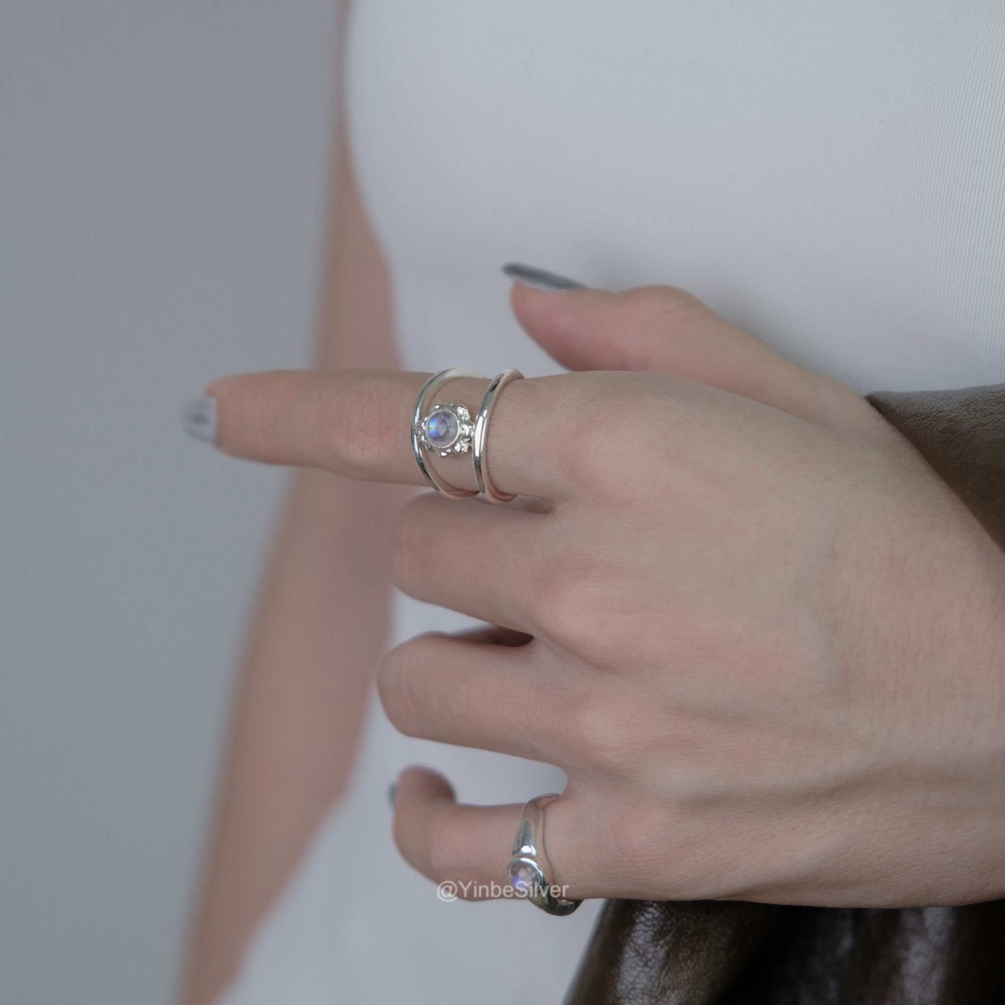  Nhẫn Bạc Nữ Serenity Yinbe Silver 