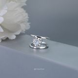  Nhẫn Bạc Nữ Serenity Yinbe Silver 