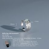  Nhẫn Bạc Nữ Snowmelt Yinbe Silver 