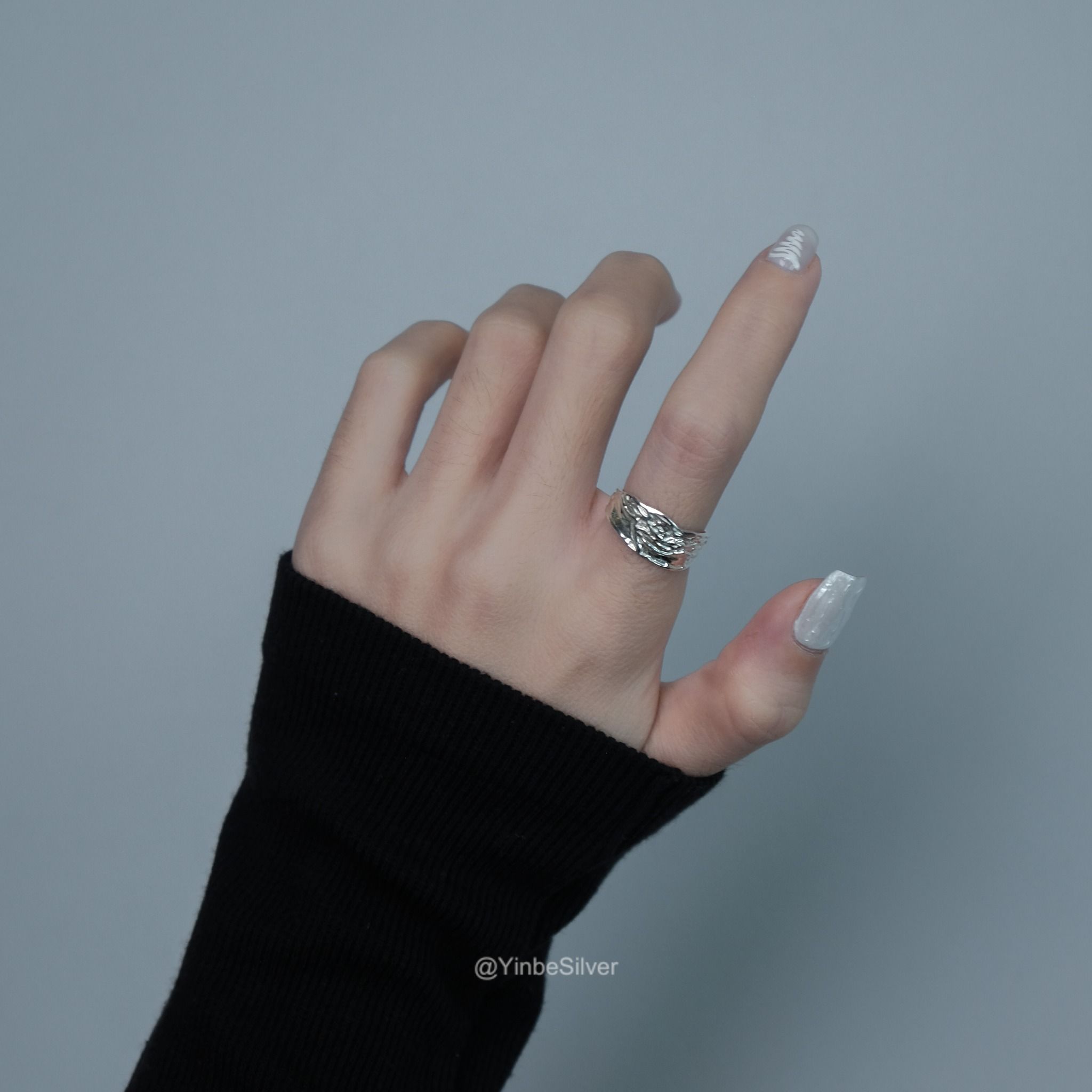  Nhẫn Bạc Nữ Snowmelt Yinbe Silver 