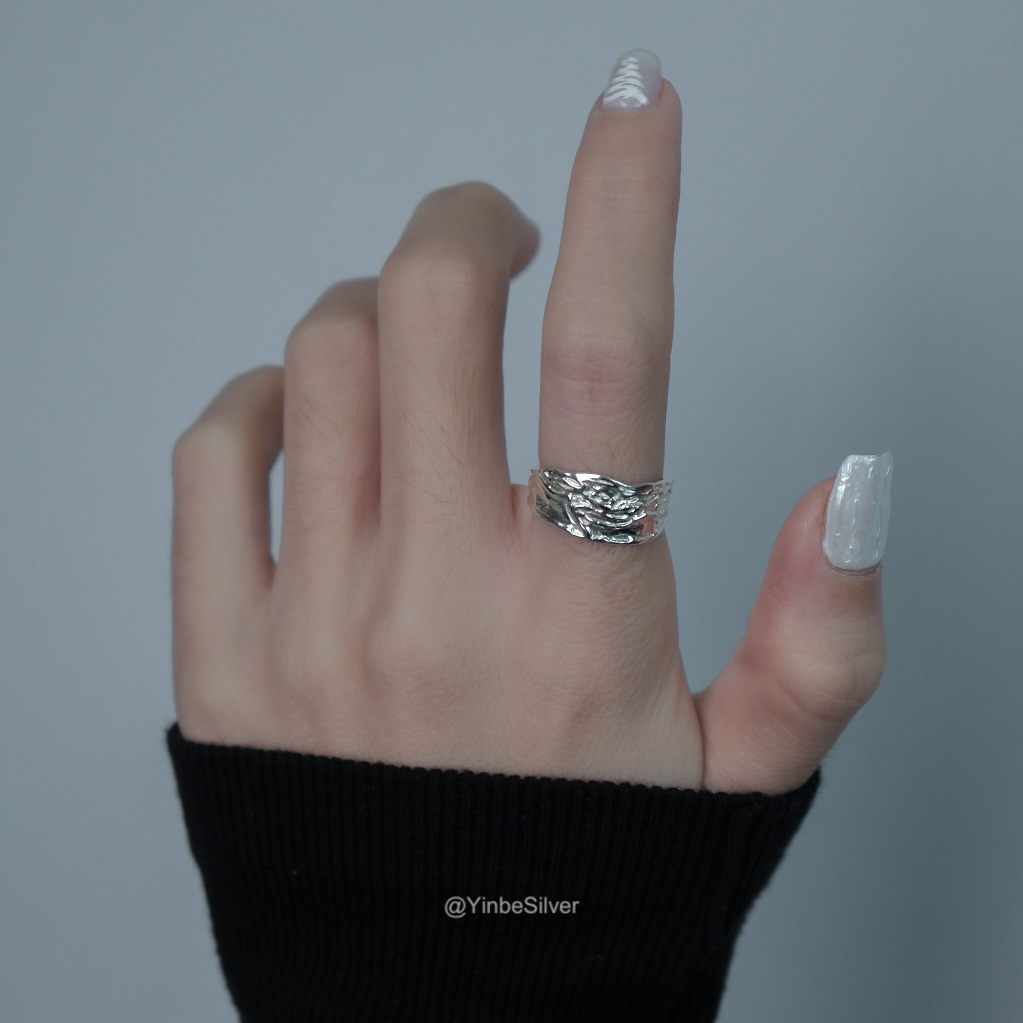  Nhẫn Bạc Nữ Snowmelt Yinbe Silver 