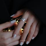  Nhẫn Bạc Nữ Snowmelt Yinbe Silver 