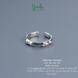  Nhẫn Bạc Nữ Timeless Yinbe Silver 