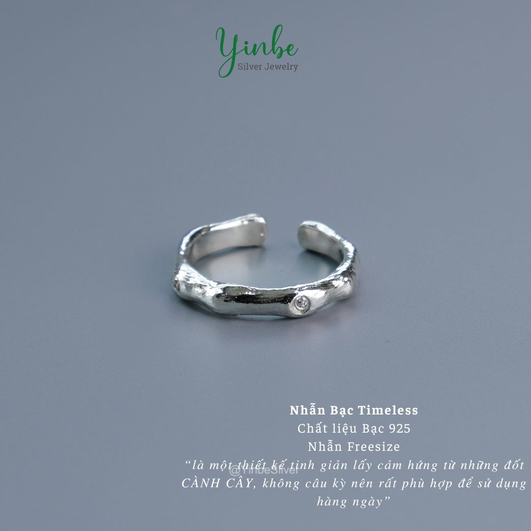  Nhẫn Bạc Nữ Timeless Yinbe Silver 