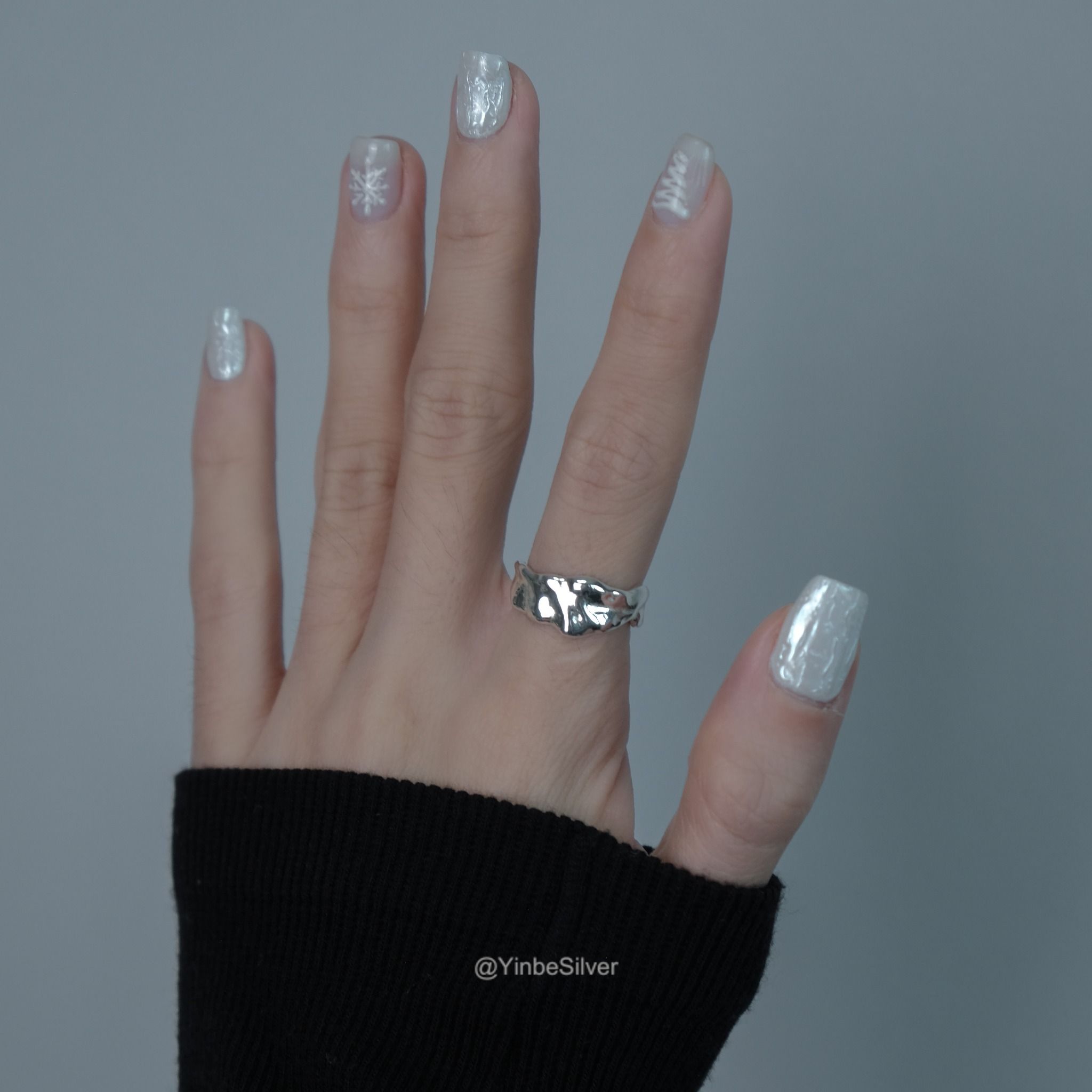  Nhẫn Bạc Nữ Wavecrest Yinbe Silver 
