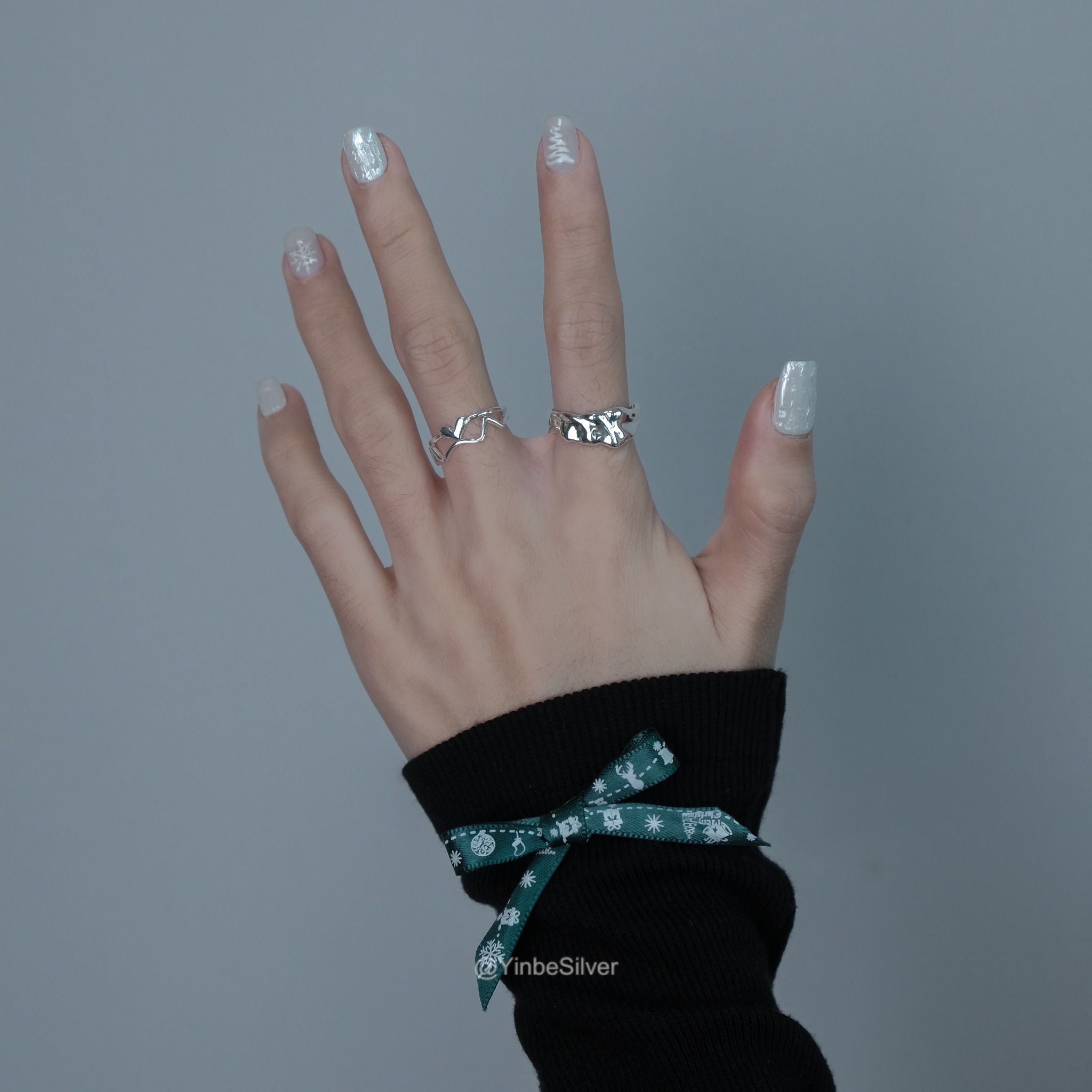  Nhẫn Bạc Nữ Wavecrest Yinbe Silver 