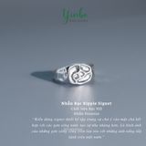  Nhẫn Bạc Ripple Signet Yinbe Silver 