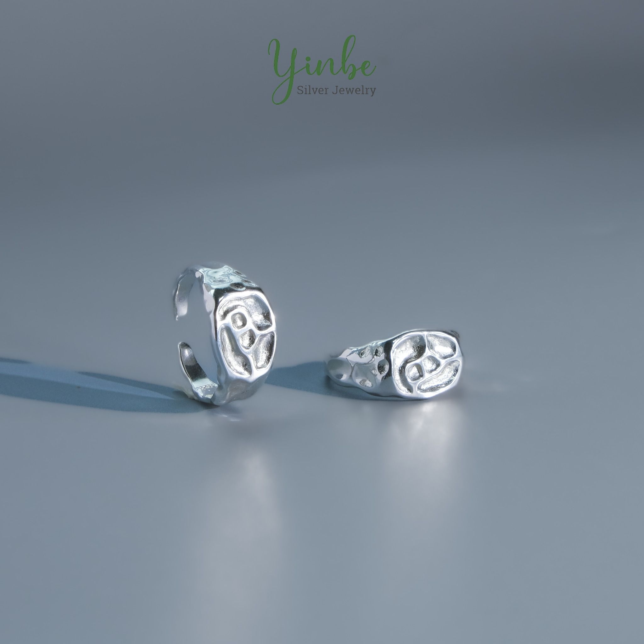  Nhẫn Bạc Ripple Signet Yinbe Silver 