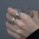  Nhẫn Bạc S925 Hoa Mặt Trời Bản To Yinbe Silver 