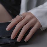  Nhẫn Bạc S925 Khắc Simple Chic Yinbe Silver 